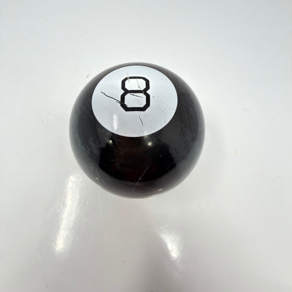 Mattel Magic 8 Ball Fortune Teller Toy Black White Vintage Retro Novelty